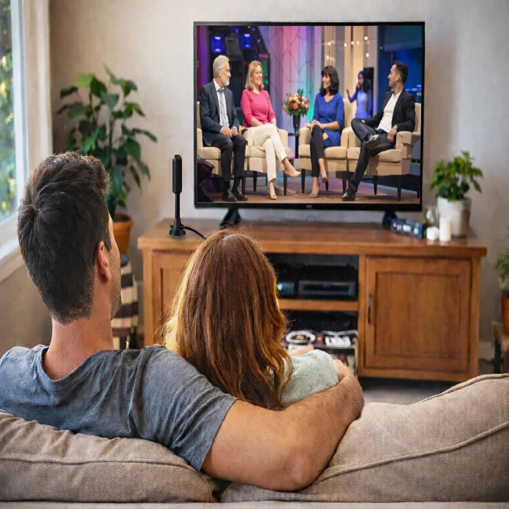 SignalMax 360° 2X1 – Antena TV Digital TDT 4K UHD Profesional +3000 Canales