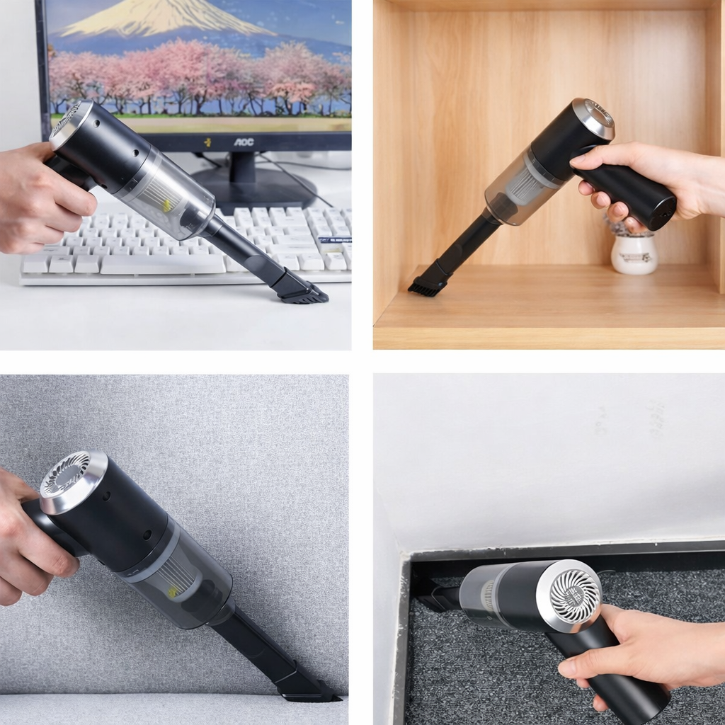 TurboClean 360° – Aspiradora Premium para Auto