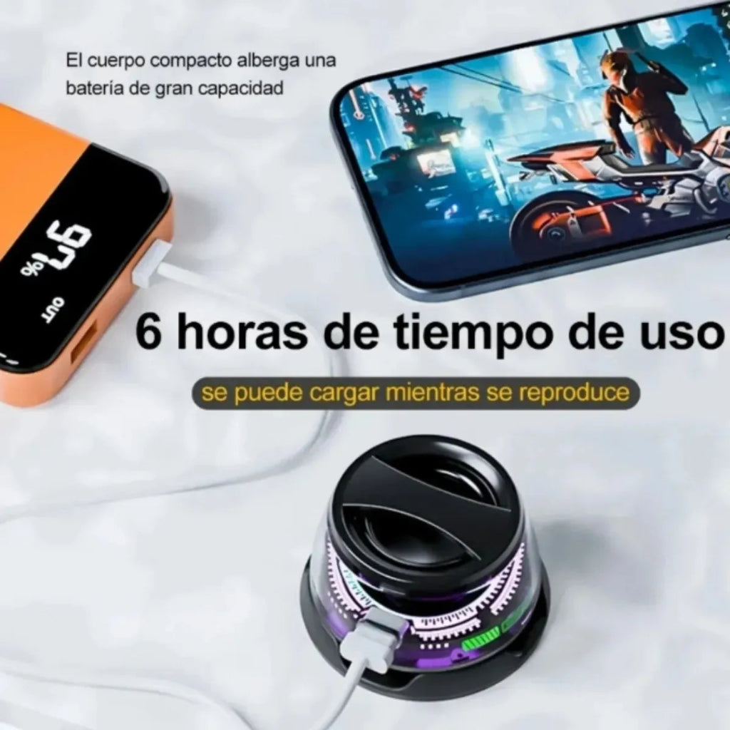 MagSound Pro 2X1 – Parlante Magnético RGB Bluetooth