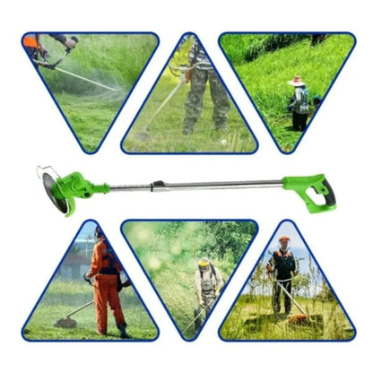 GrassCut 360° Pro – Cortadora de Césped Inalámbrica Profesional