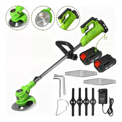 GrassCut 360° Pro – Cortadora de Césped Inalámbrica Profesional