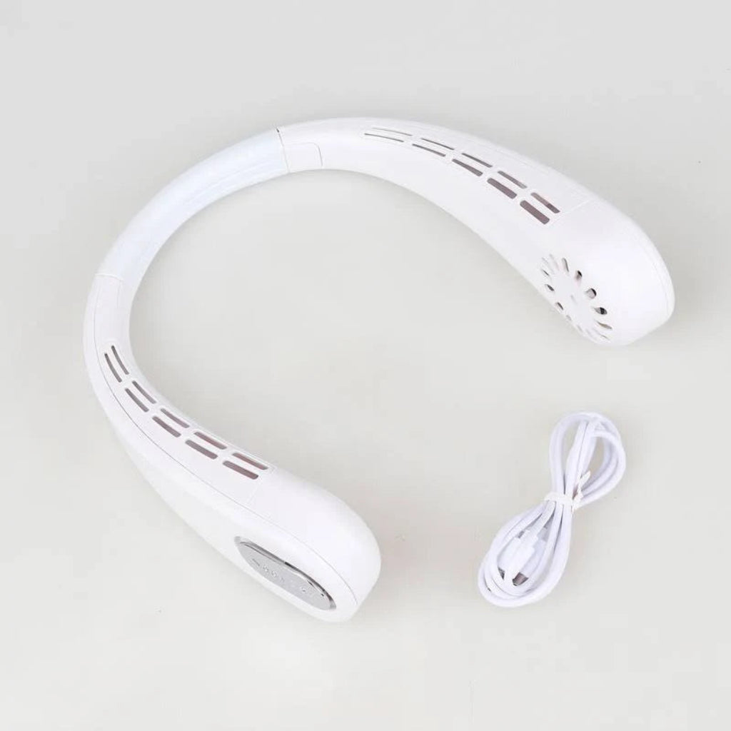 AirFlow 360° Pro – Ventilador de Cuello Portátil